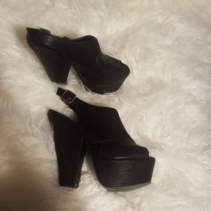 Black Platform Heels
